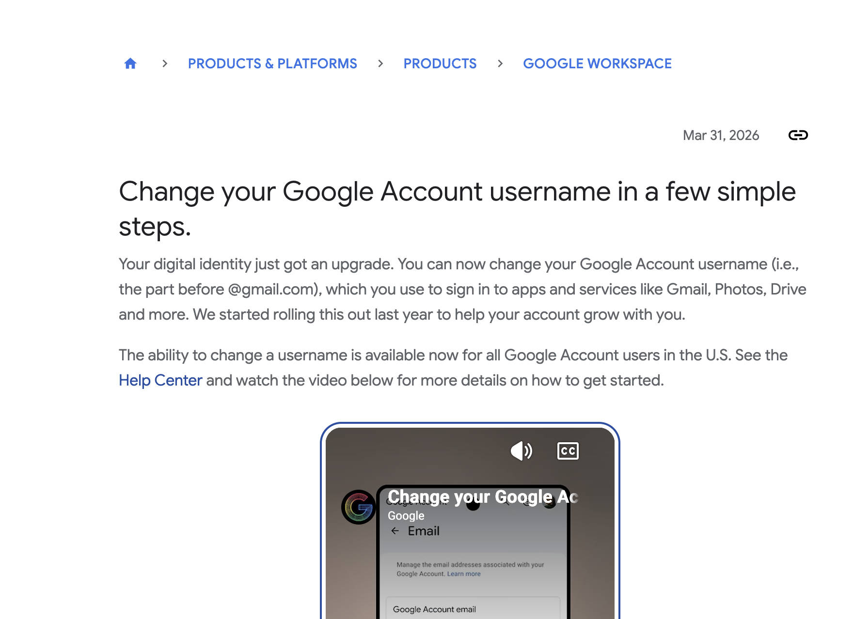 Google Account Namen ändern - Für G-Mail und co nun geht es endlich