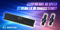 BIOSTAR DDR5-16-GB-UDIMM-Speicher für Desktop- und Small-Form-Factor-Systeme vorgestellt