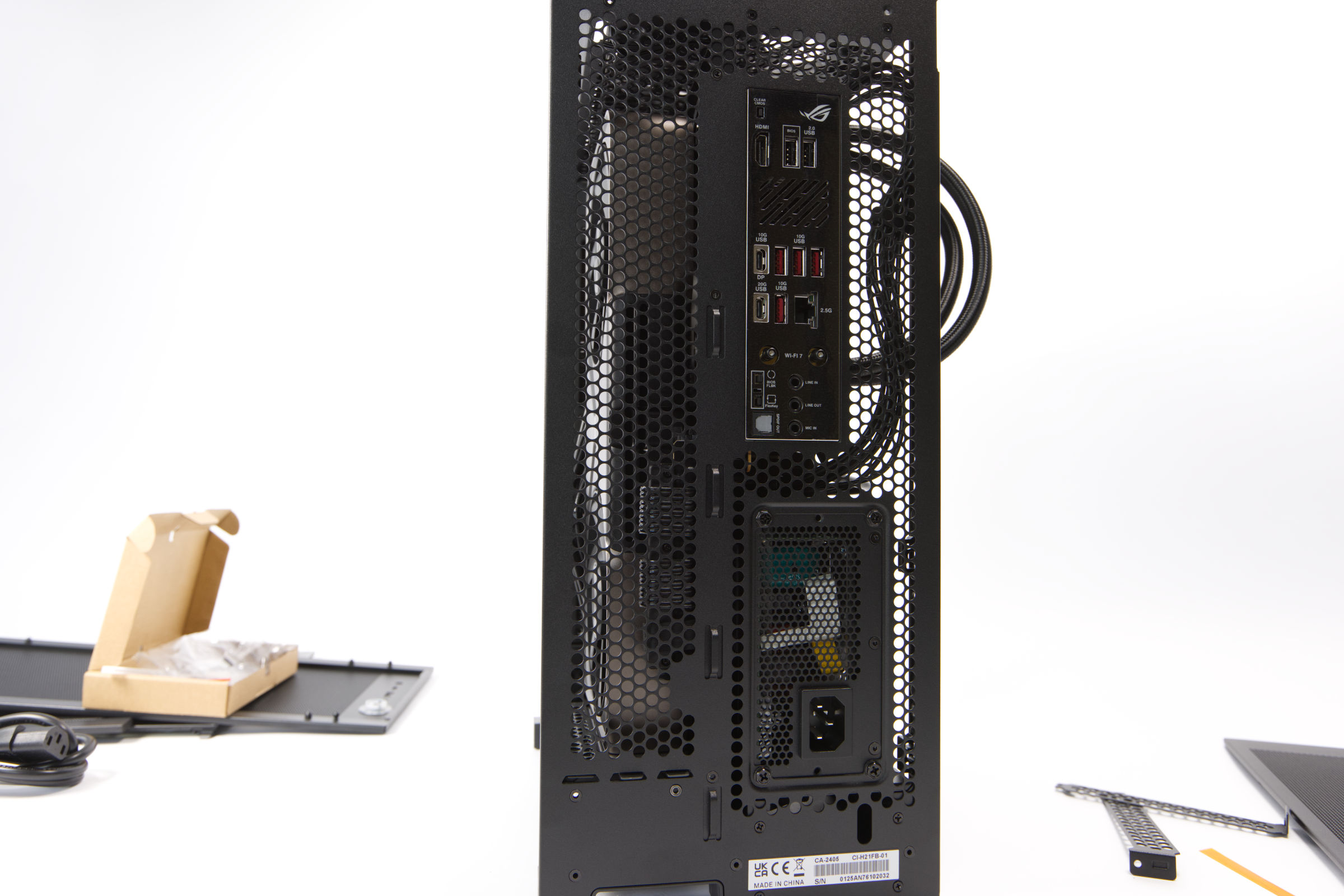 NZXT H2 Flow Rückseite Einbau