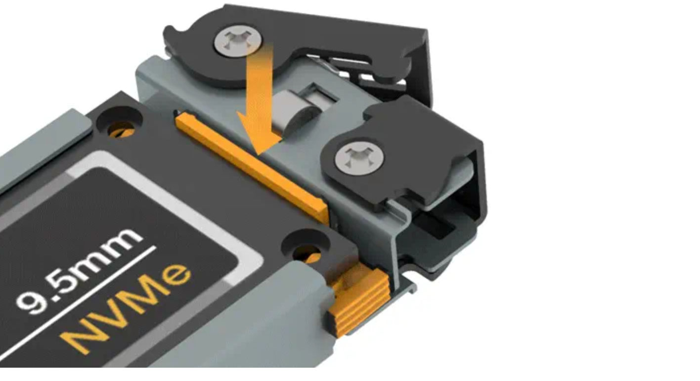 ICY DOCK ExpressSlot Elite MB221E5P B Mechanismus