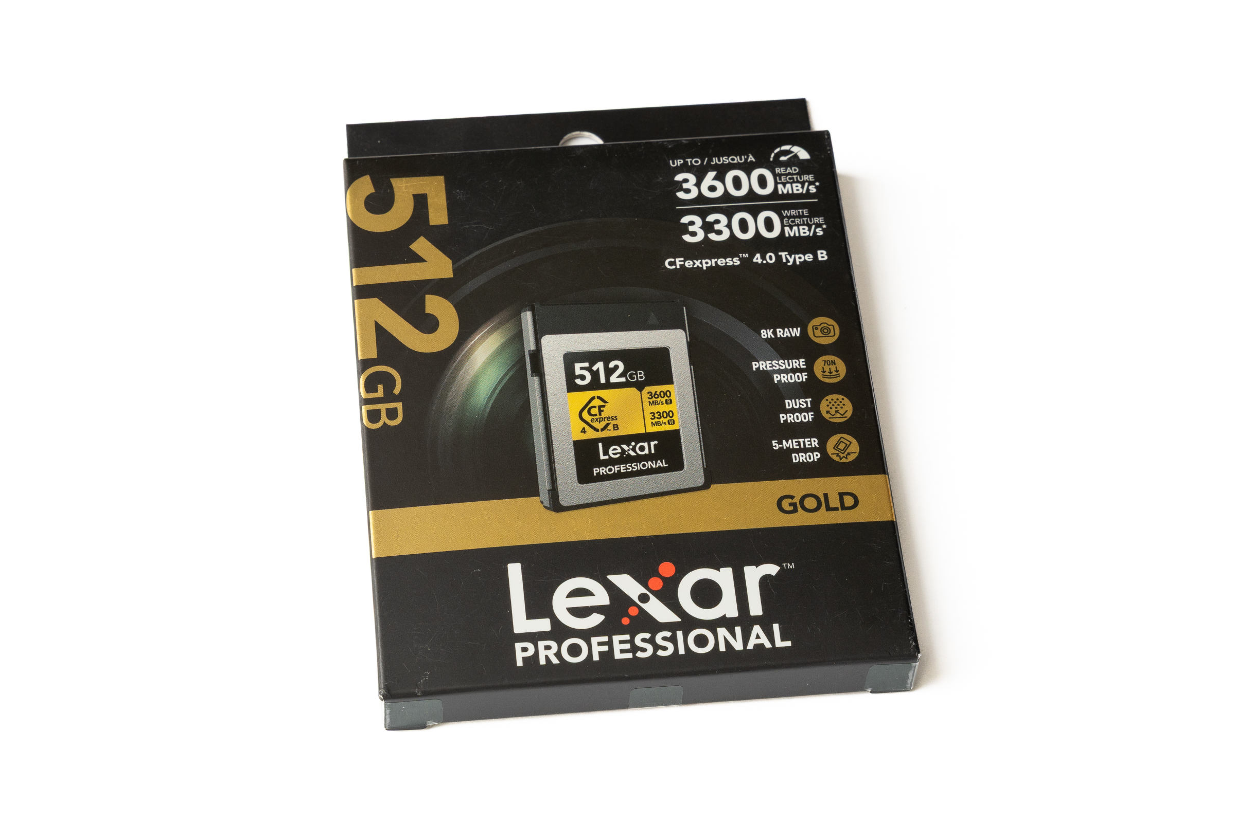 Lexar Karte CFexcpress TypB Gold 4 0 Verpackung