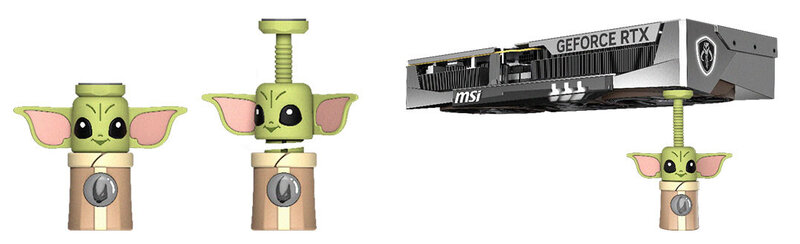 MSI GeForce RTX 5080 The Mandalorian and Grogu GPU Halterung