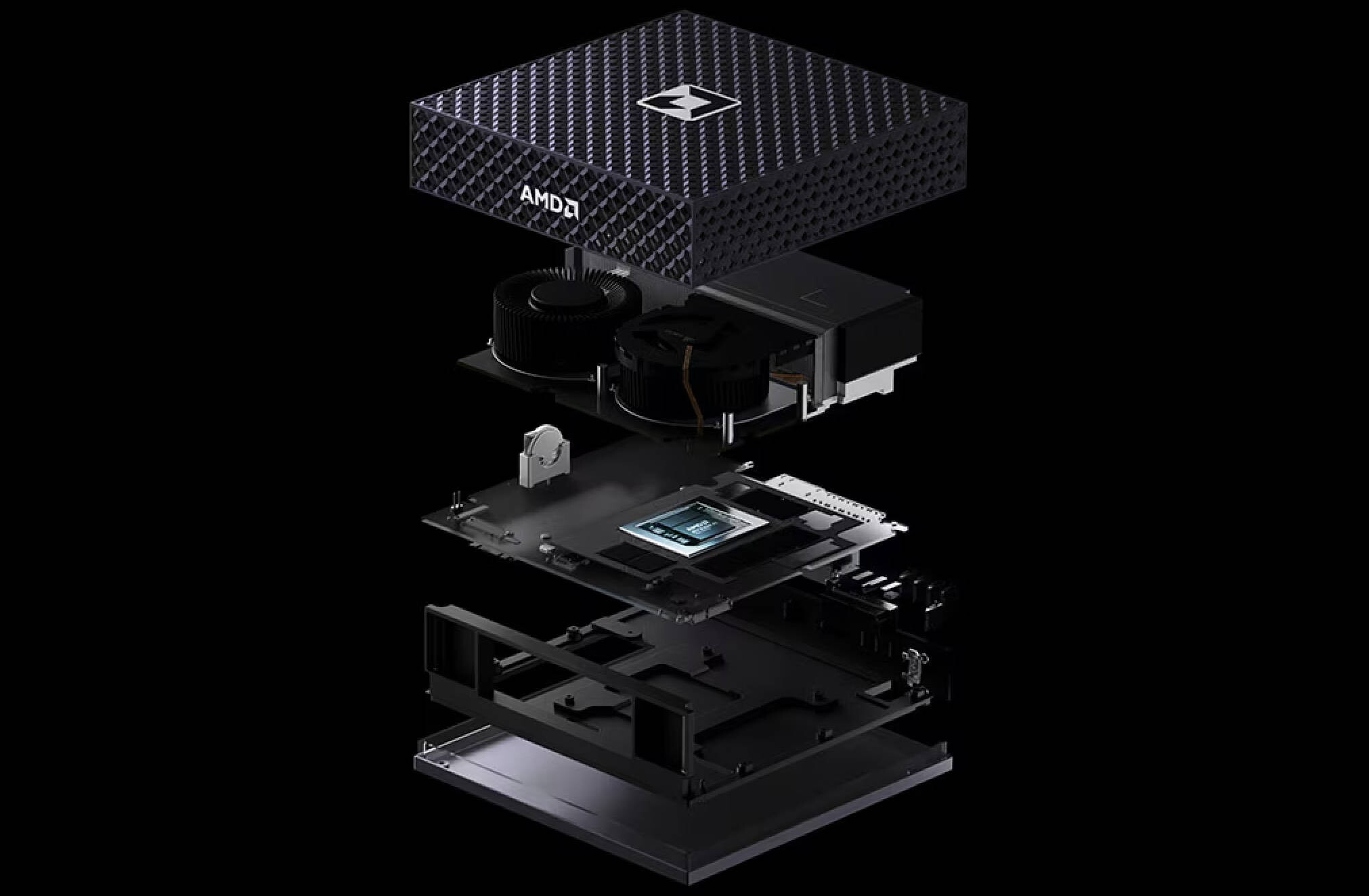 AMD Ryzen AI Halo Workstations mit Ryzen AI Max 395  Bild © AMD