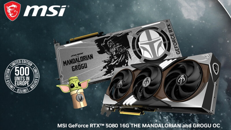 MSI GeForce RTX 5080 The Mandalorian and Grogu Grafikkarte