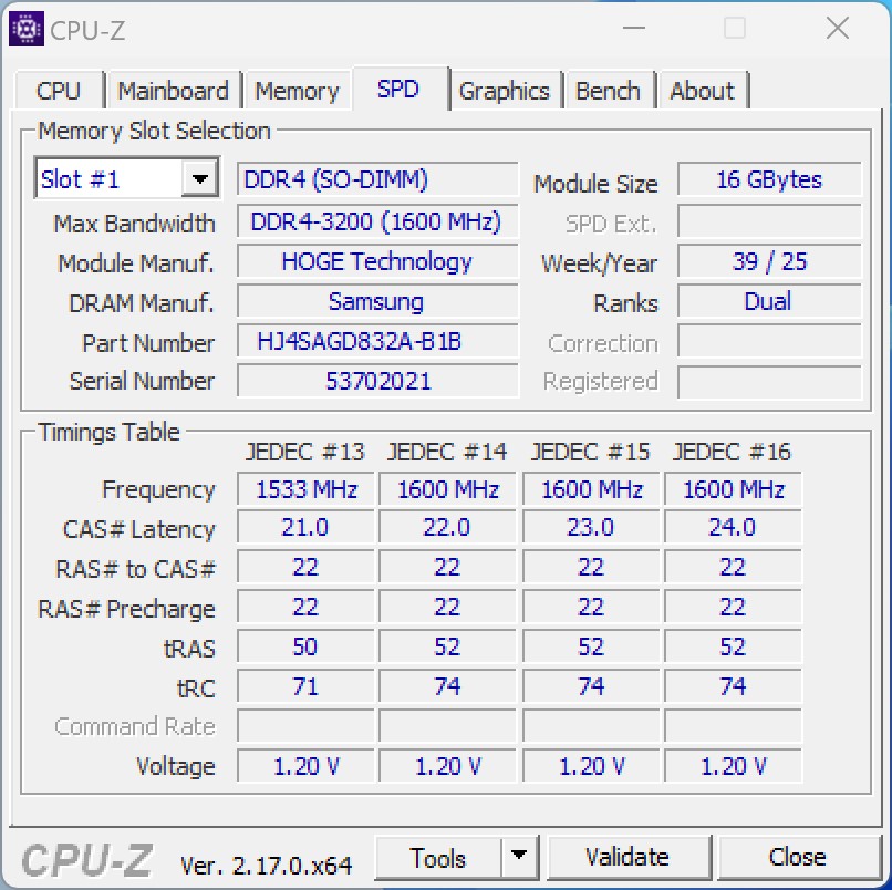 NiPoGi Hyper H2 CPUz RAM