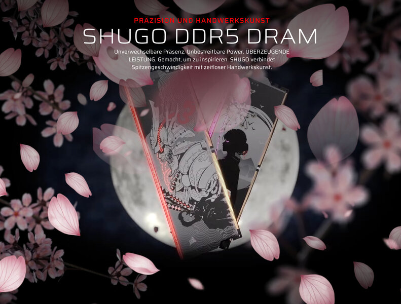Corsair SHUGO DDR5 RAM SAKURA NOA Design