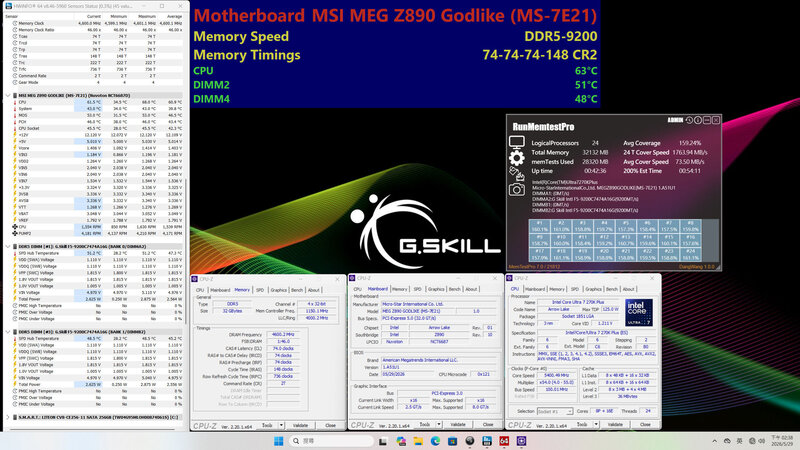 G SKILL DDR5 9200 Speicherkit G SKILL DDR5 9200 Speicherkit