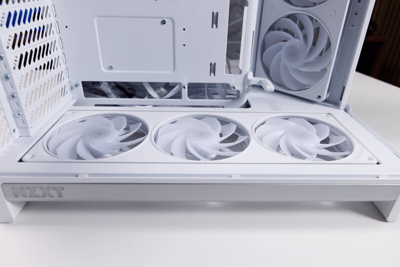 NZXT H6 RGB NZXT Lüfter unten NZXT H6 RGB NZXT Lüfter unten