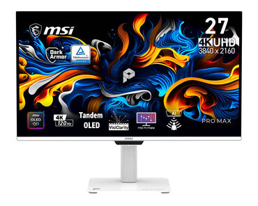 MSI PRO MAX OLED 271UPJW12: Mit neuartigem IJP-OLED-Display bestückter 4K-Monitor