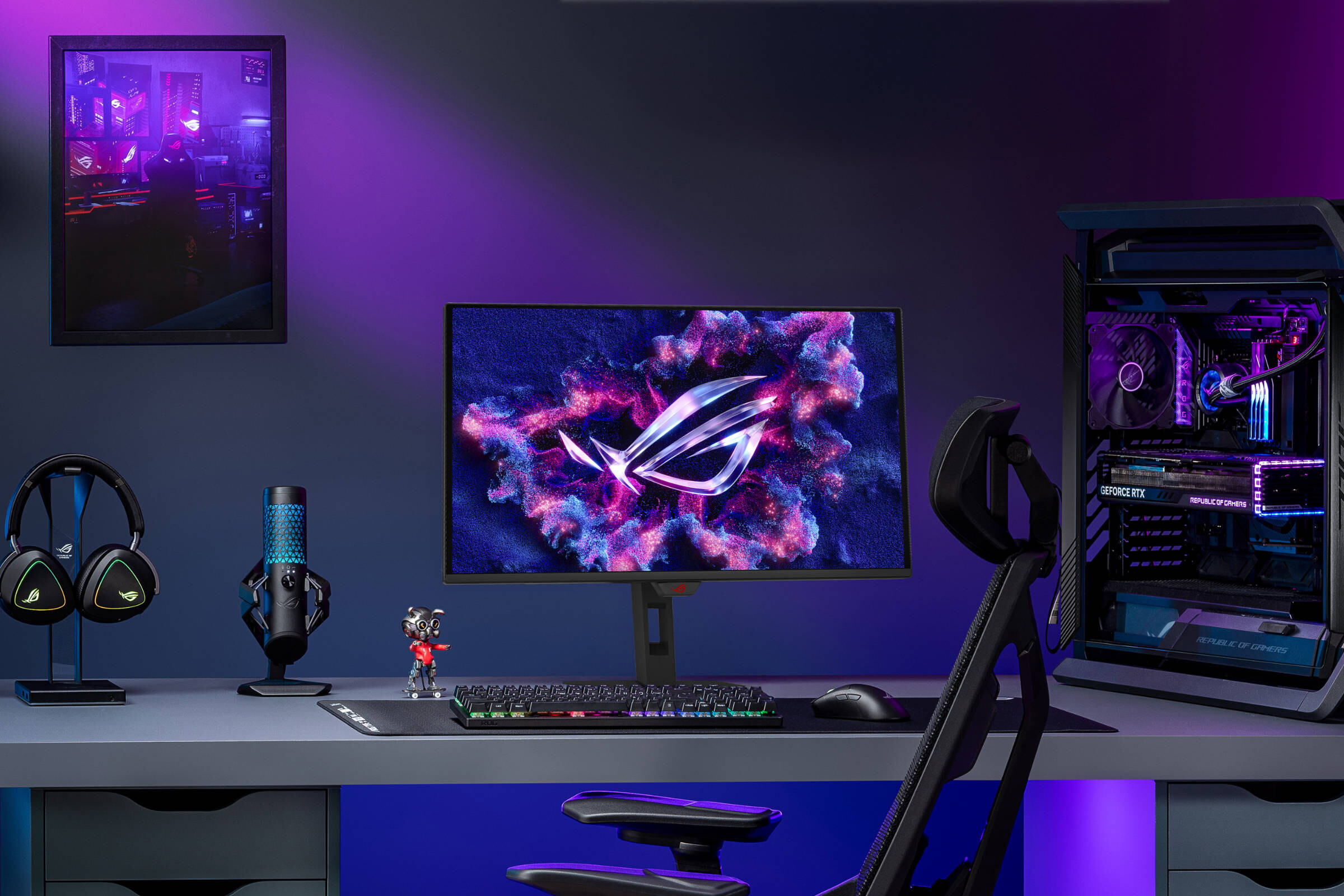 ASUS ROG Strix OLED XG27ACDMS XG27AQDMES Monitore  Bild © ASUS