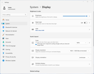 ACEMAGIC RX16 Display ACEMAGIC RX16 Display