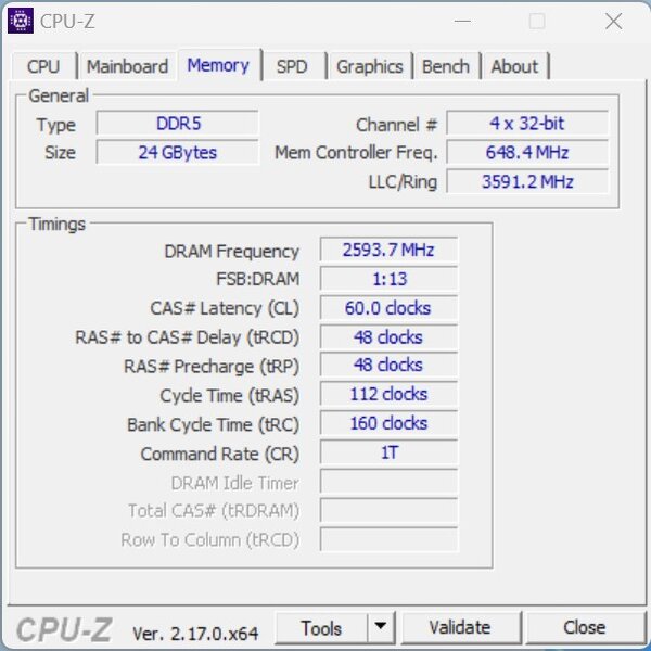 CTONE K2 CPUz Memory