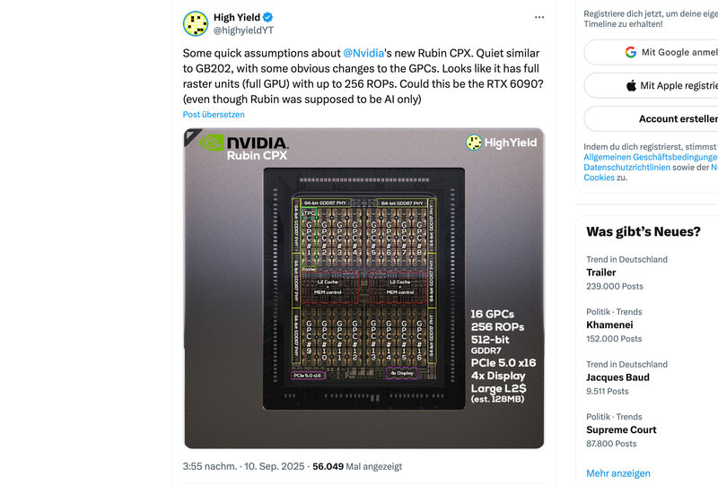 Gerüchte um GeForce RTX 60 Serie Gerüchte um GeForce RTX 60 Serie
