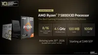 AMD Ryzen 7 5800X3D Anniversary Edition und Ryzen 7 7700X3D vorgestellt