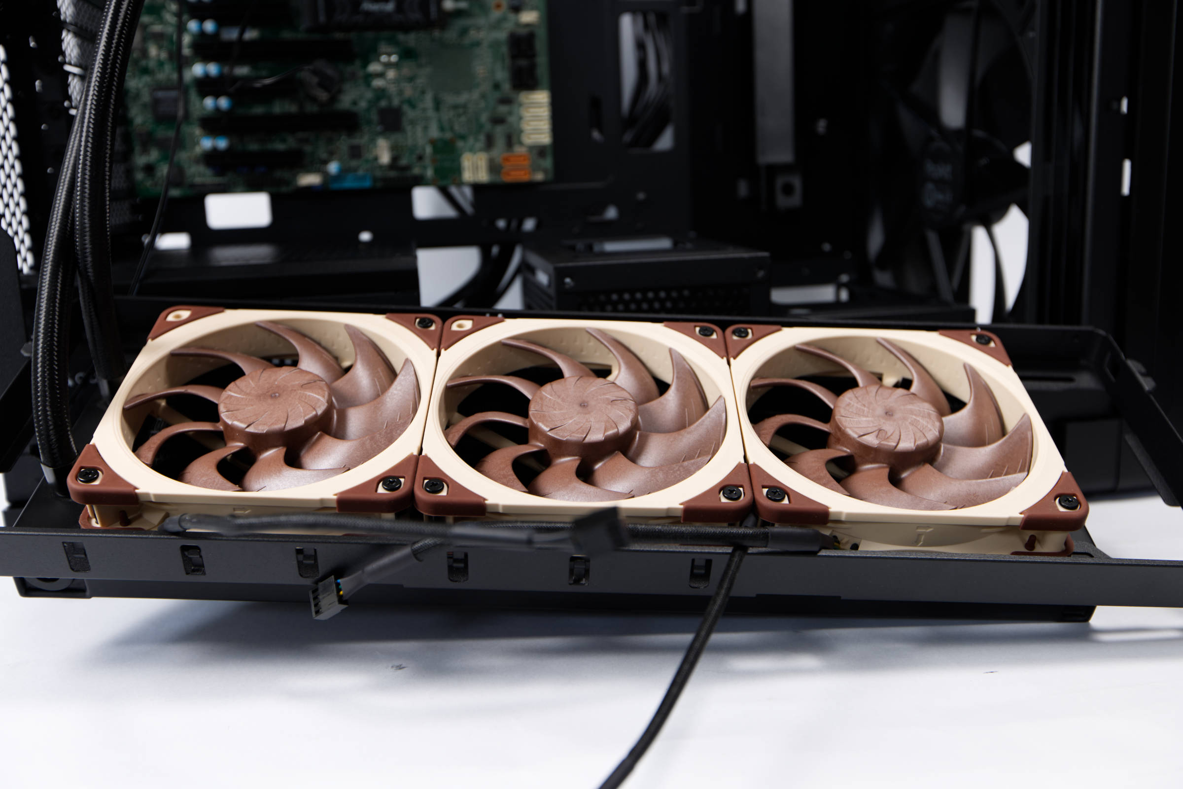 ASUS ProArt PA602 Wood Edition Radiatormontage oben