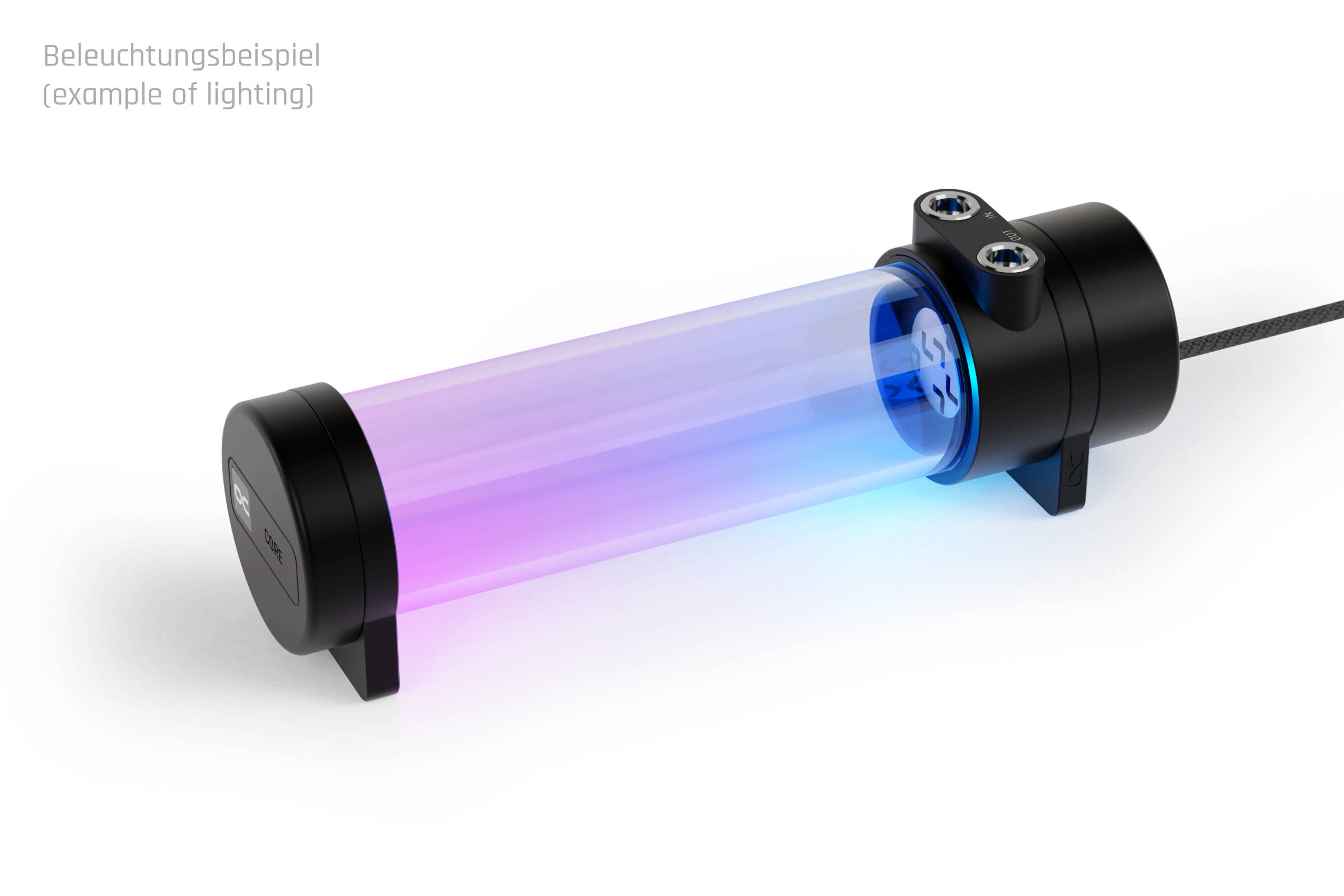 Alphacool Core 70 Tube Reservoir  Bild © Alphacool