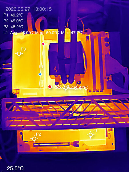 Sapphire NITRO X870EA PhantomLink Polar Wärmebilduafnahme Sapphire NITRO X870EA PhantomLink Polar Wärmebilduafnahme