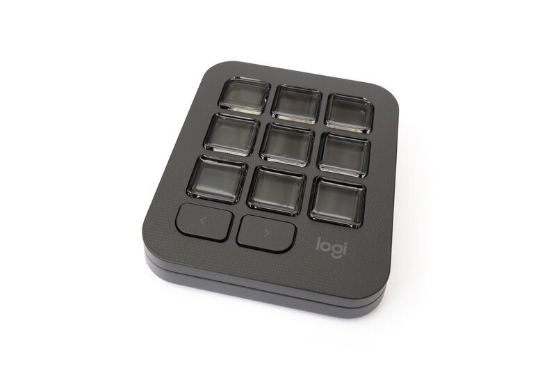 Logitech MX Keypad Vorderseite mit den 11 Tasten Logitech MX Keypad Vorderseite mit den 11 Tasten