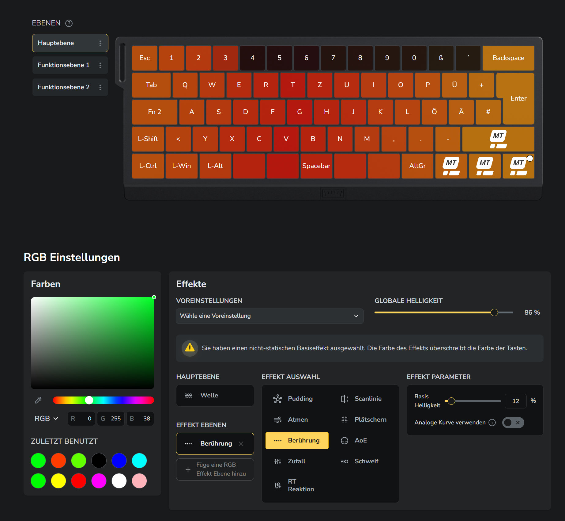 Wooting HE60+ Wootility RGB Wooting HE60+ Wootility RGB