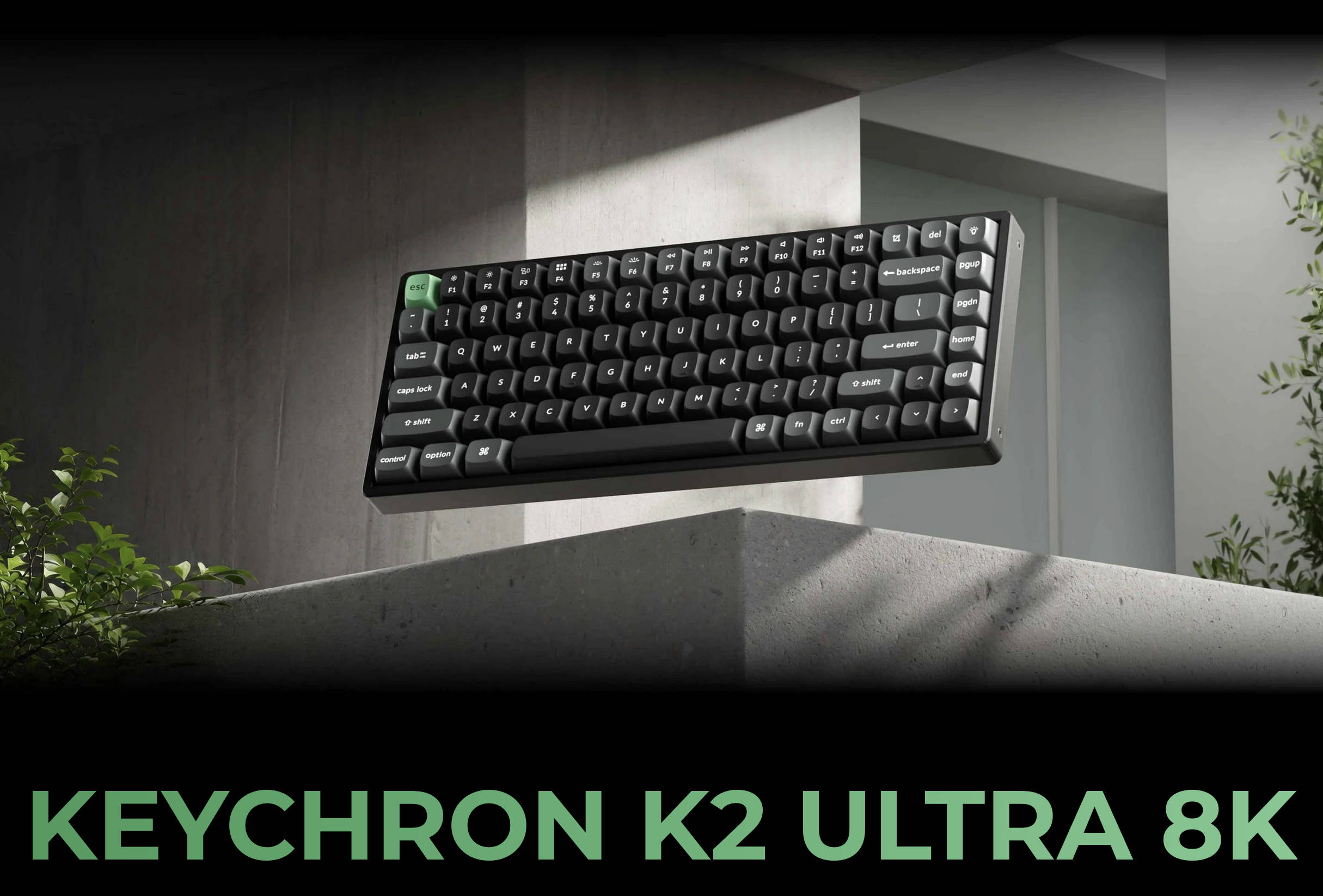 Keychron K2 Ultra 8K kabellose mechanische Tastatur mit einer Abtastrate von 8000 Hz