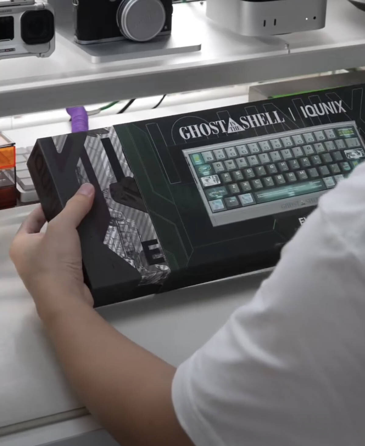 Ghost in the Shell Edition EV63 Hall Effect Tastatur  Bild © Iqunix