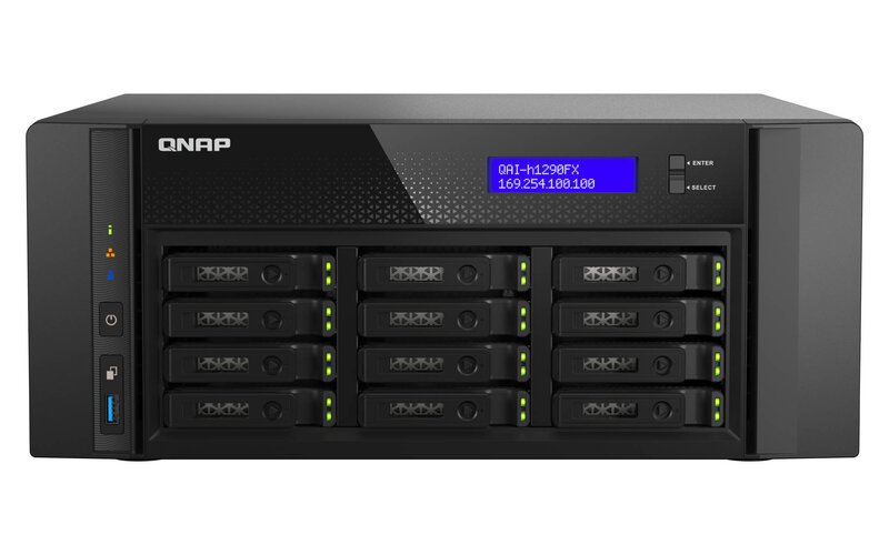 QNAP QAI h1290FX mit Front QNAP QAI h1290FX mit Front