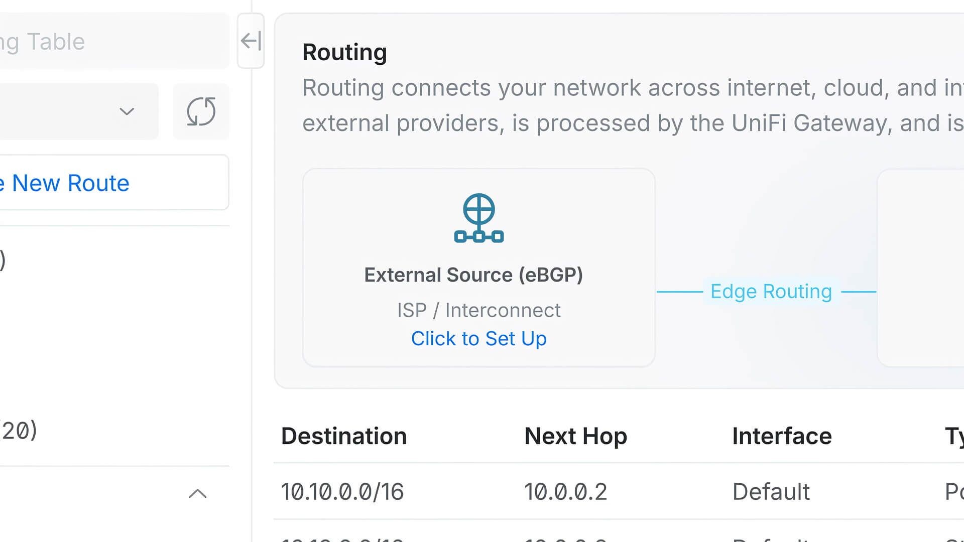 UniFi Network 10 4 eBGP  Bild © Ubiquiti