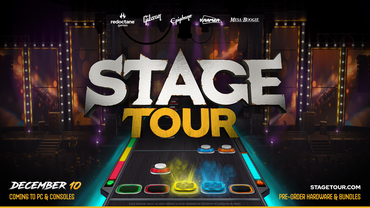 Gibson-Lizenz, 2000er Flair und mehr - Das Rhythmus-Spiel Stage Tour im Hands-On