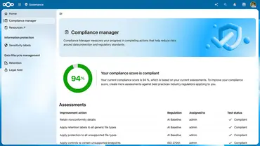 Nextcloud Governance compliance manager