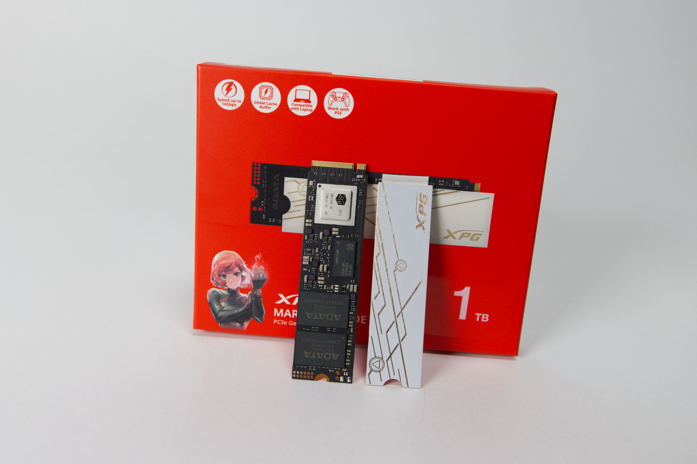 XPG MARS 980 Blade SSD mit Kühlplatte