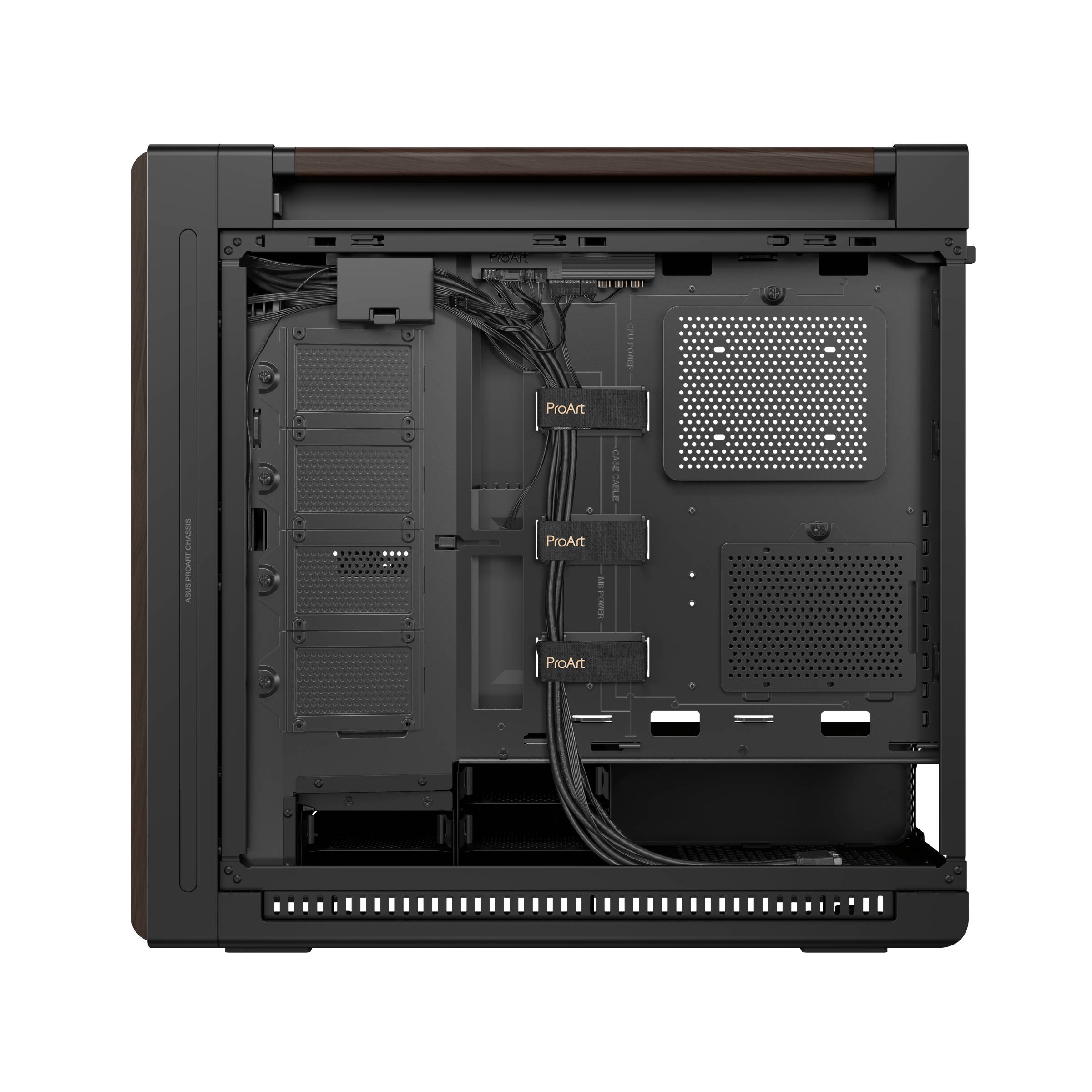 ASUS ProArt PA602 Wood Edition Kabelmanagement