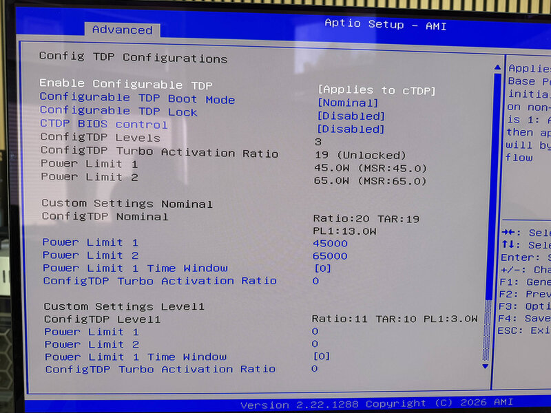 CTONE Kron Mini K2 Core i5 12450H BIOS