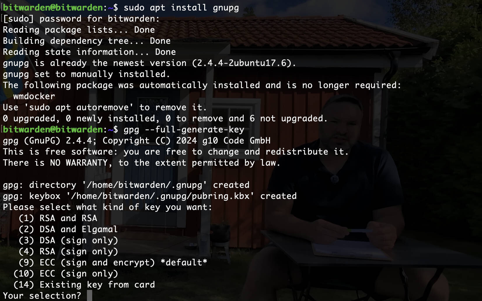 GnuPG OpenPGP Schlüssel erstellen  Bild © PCMasters.de