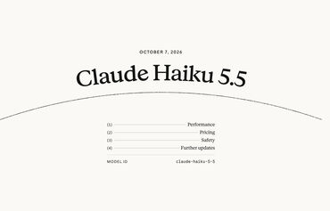 Claude Haiku 5.5: Alle Informationen, Preise und Fähigkeiten des neuen LLMs