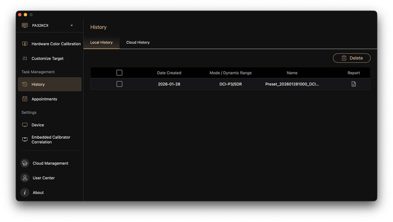 ASUS ProArt Calibration Report ASUS ProArt Calibration Report