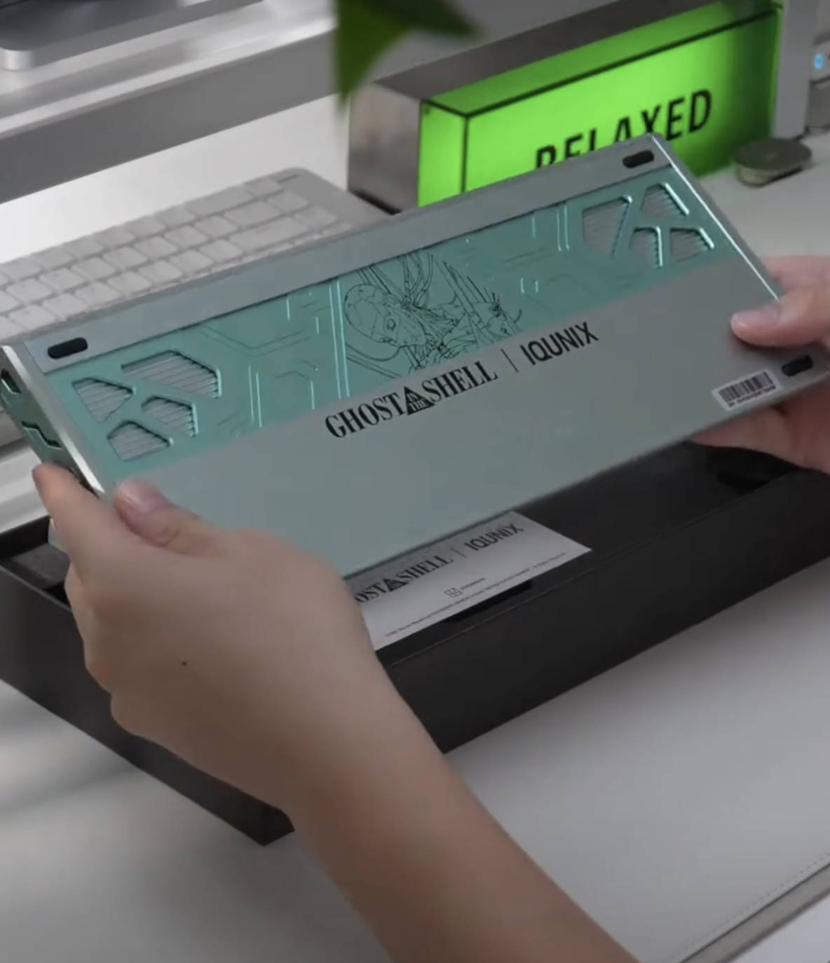 Ghost in the Shell Edition EV63 Hall Effect Tastaturrückseite