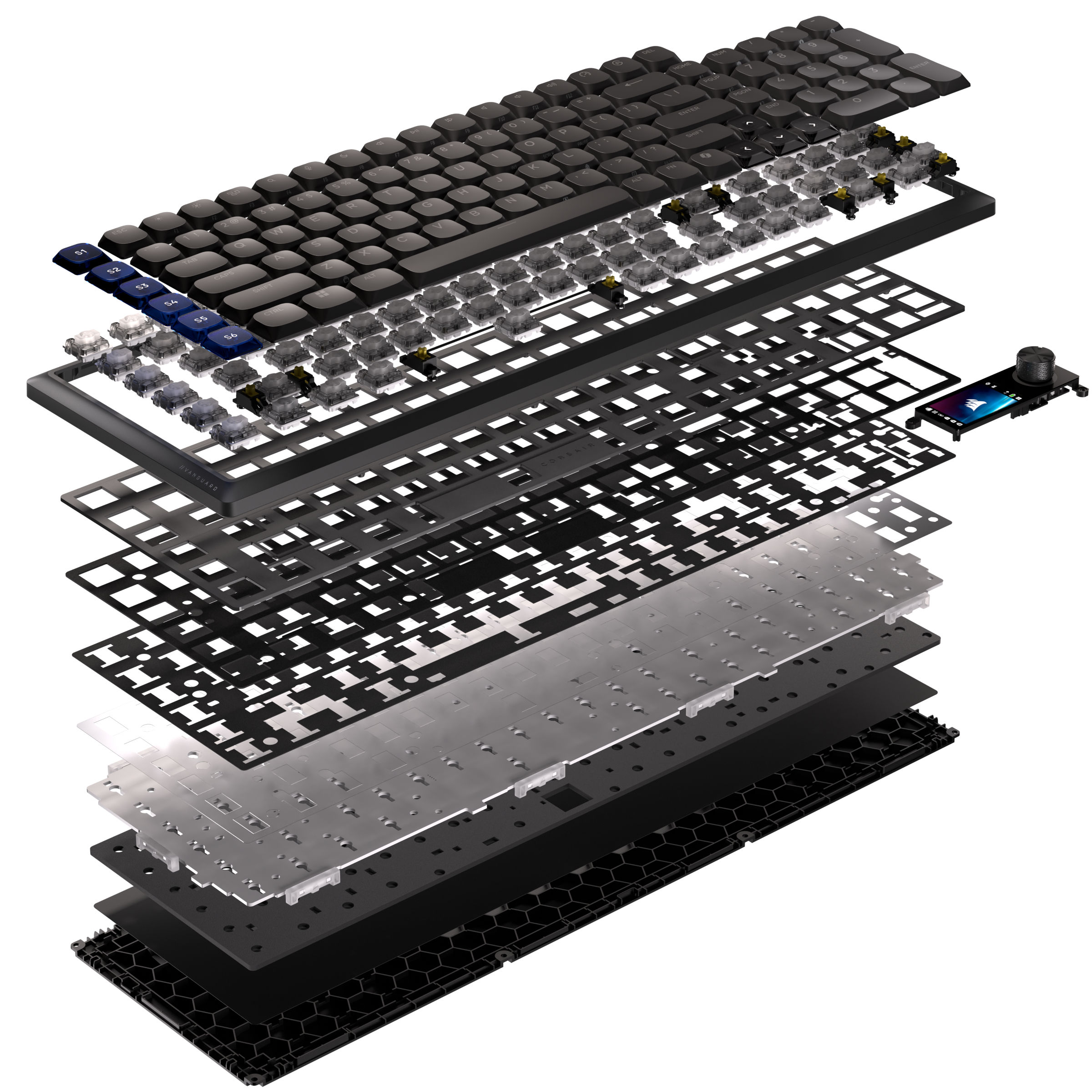 Corsair VANGUARD AIR 99 WIRELESS Aufbau