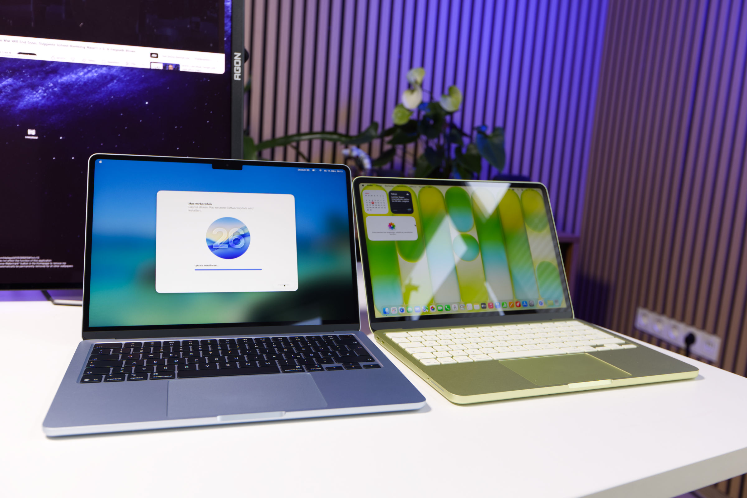 Apple MacBook Air 13 M5 Größenvergleich MacBook Neo  Bild © PCMasters.de