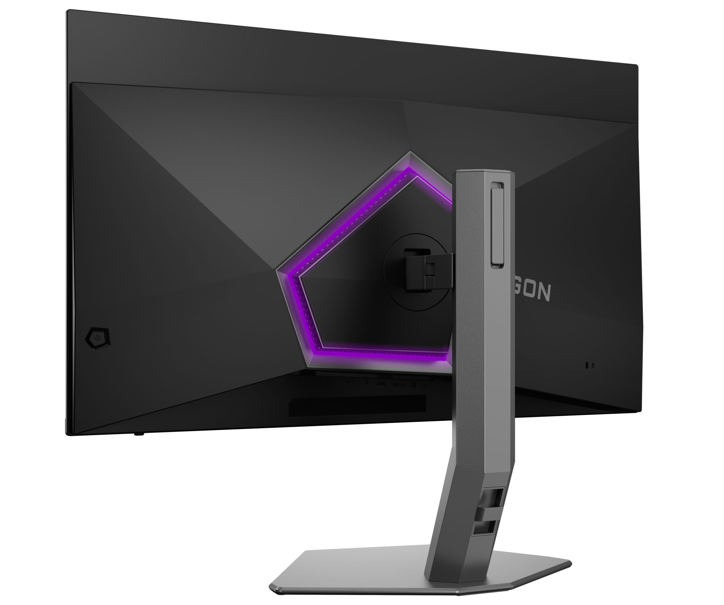 AGON PRO AG326UZD2 Rückseite mit ARGB