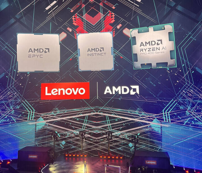 Ryzen AI PRO 400 Desktop APU bei Lenovo Präsentation Ryzen AI PRO 400 Desktop APU bei Lenovo Präsentation