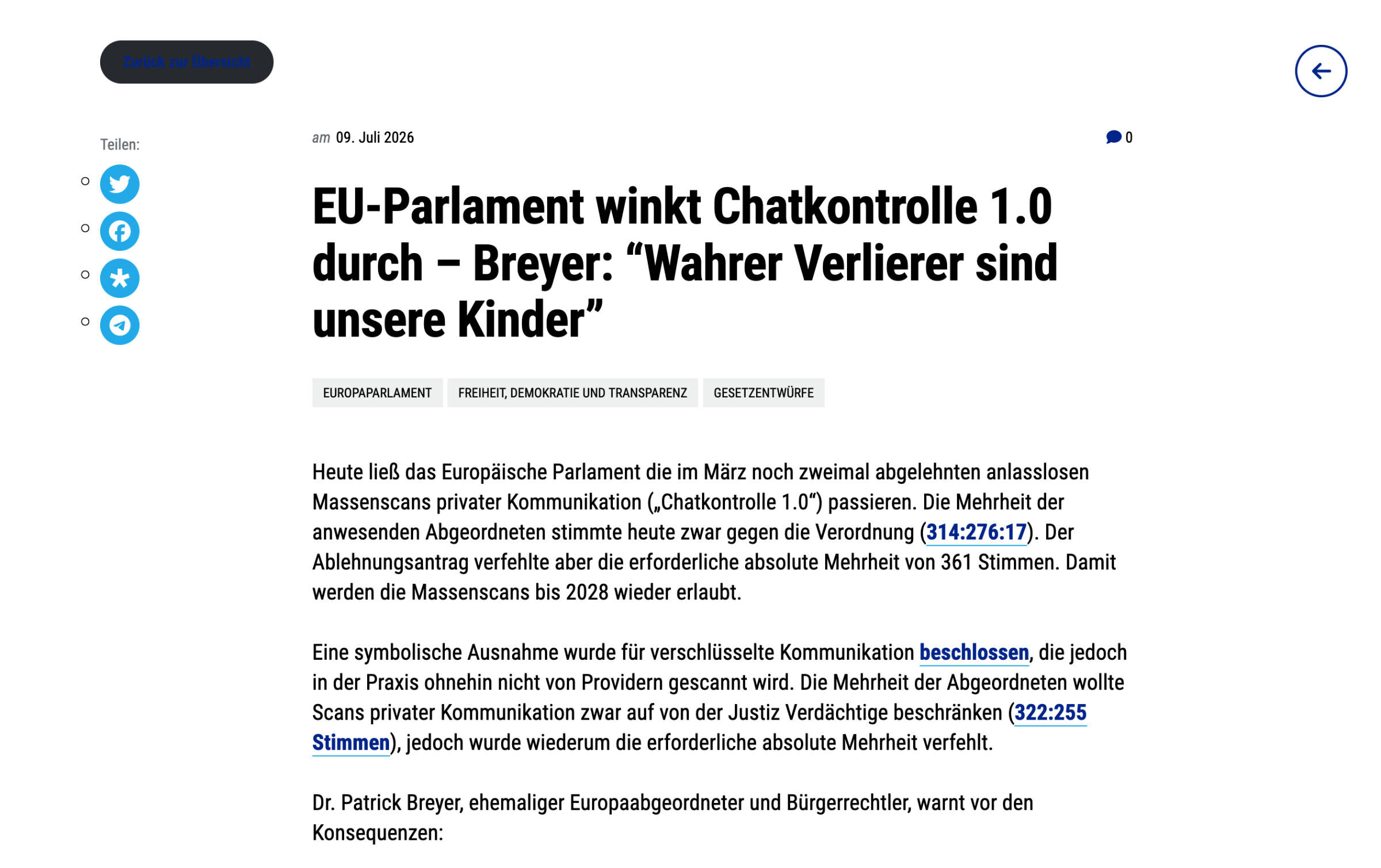 Chatkontrolle  Bild © Chatkontrolle