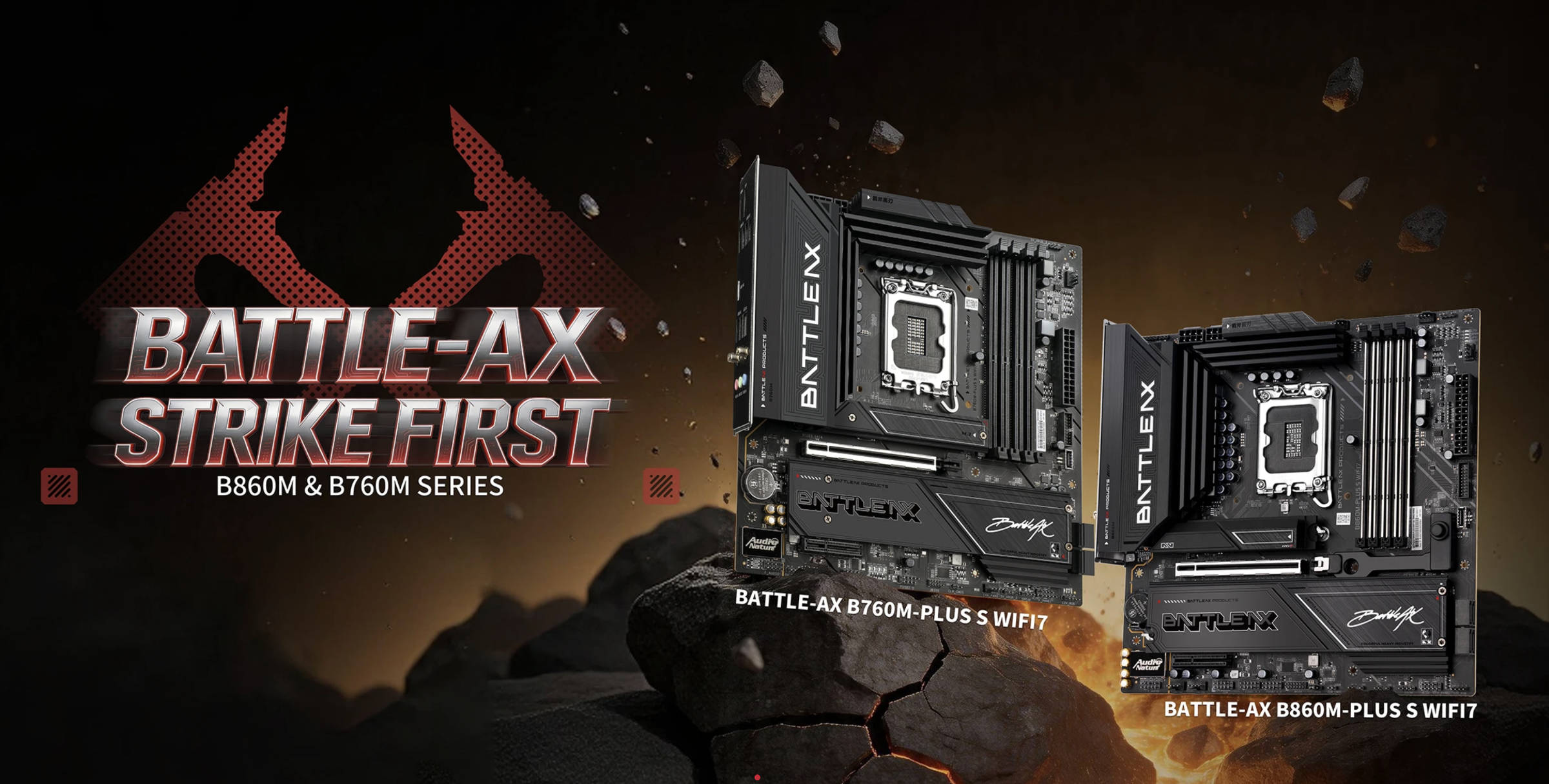 Colorful BATTLE AX Motherboards  Bild © Colorful