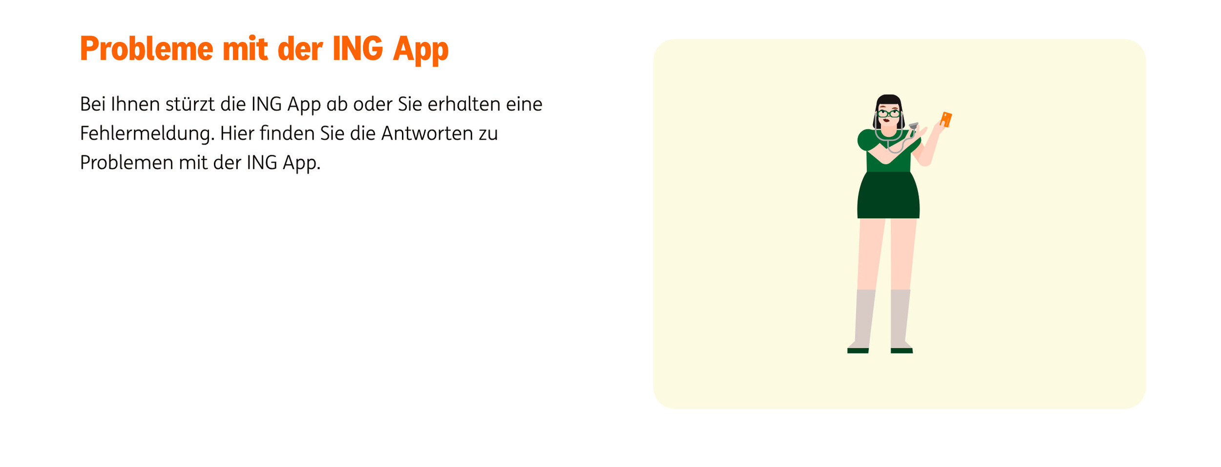 ING Bank mit technischer Störung  Bild © Eigene