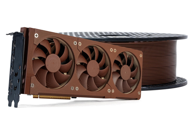 Noctua und Prusa PETG Filament PETG Noctua Brown