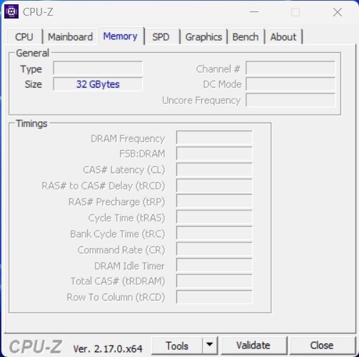 CTONE AM23 Mini PC CPUz Memory