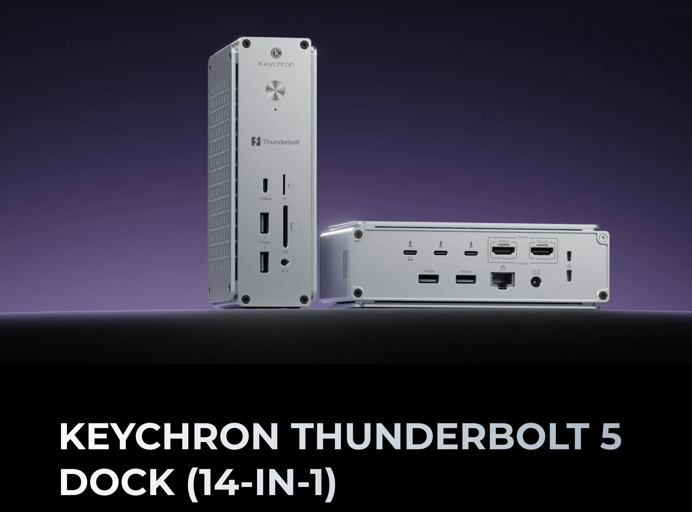 Keychron 14-in-1 Thunderbolt 5-Dockingstation vorgestelt