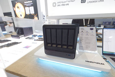 Minisforum NAS N5 MAX-P495 und MS-S1 MAX-P495 mit AMD Gorgon Halo und 192 GB RAM auf IFA