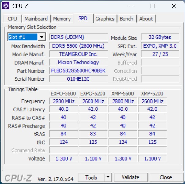 MSI MEG Vision XCPU z Intel Core Ultra 9 285K SPD RAM MSI MEG Vision XCPU z Intel Core Ultra 9 285K SPD RAM