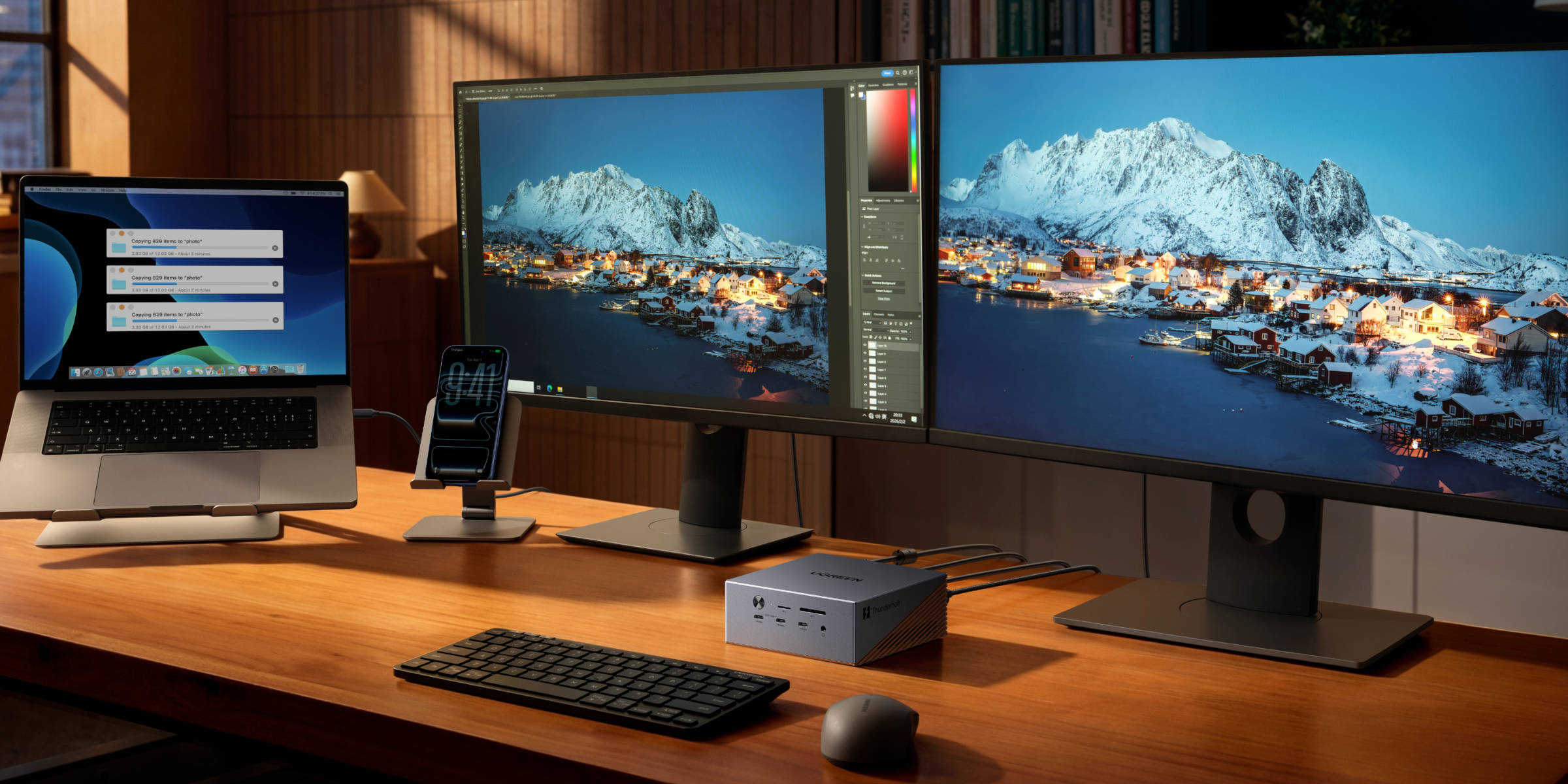 Maxidok 17 in 1 Thunderbolt 5  Bild © UGREEN