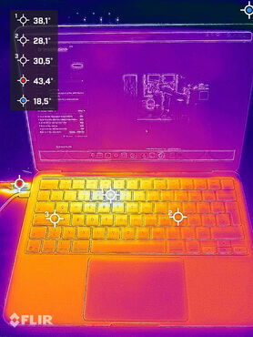 Apple MacBook Neo Wärmebildaufnahmen